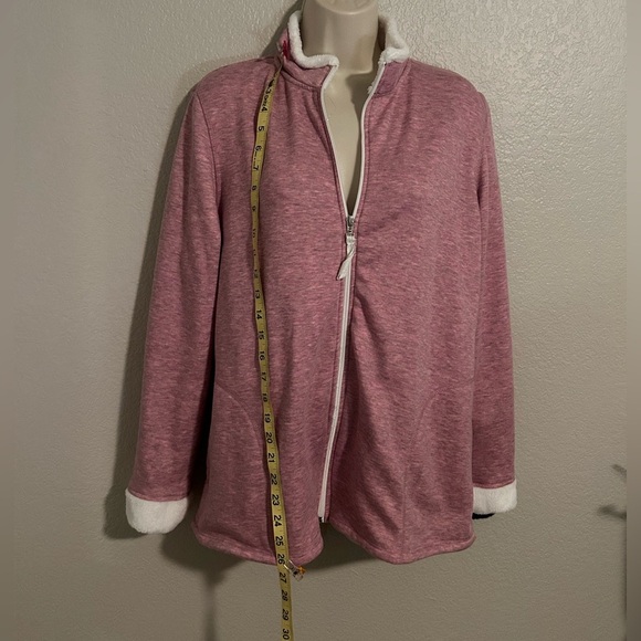 Cuddl Duds Pink Zip-Up Jacket - Picture 4 of 6